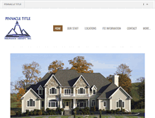 Tablet Screenshot of pinnacletitleutah.com